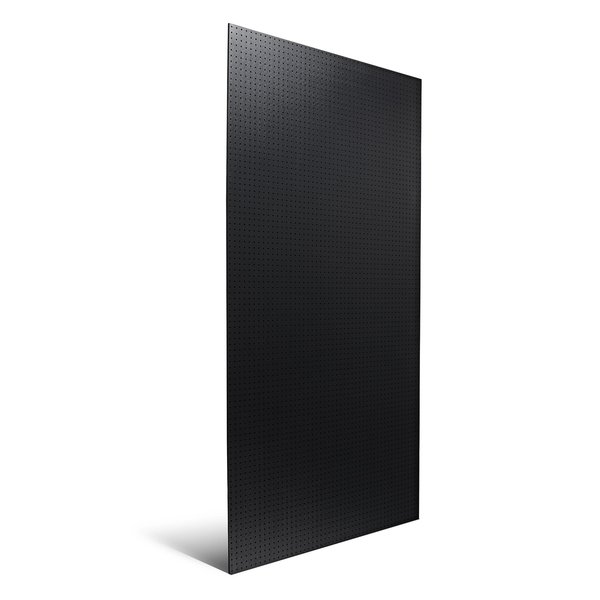 Triton Products 48 In. W x 96 In. H x 1/4 In. D Black ABS Textured Pegboard with 1/4 In. Hole Size DB-96BLK